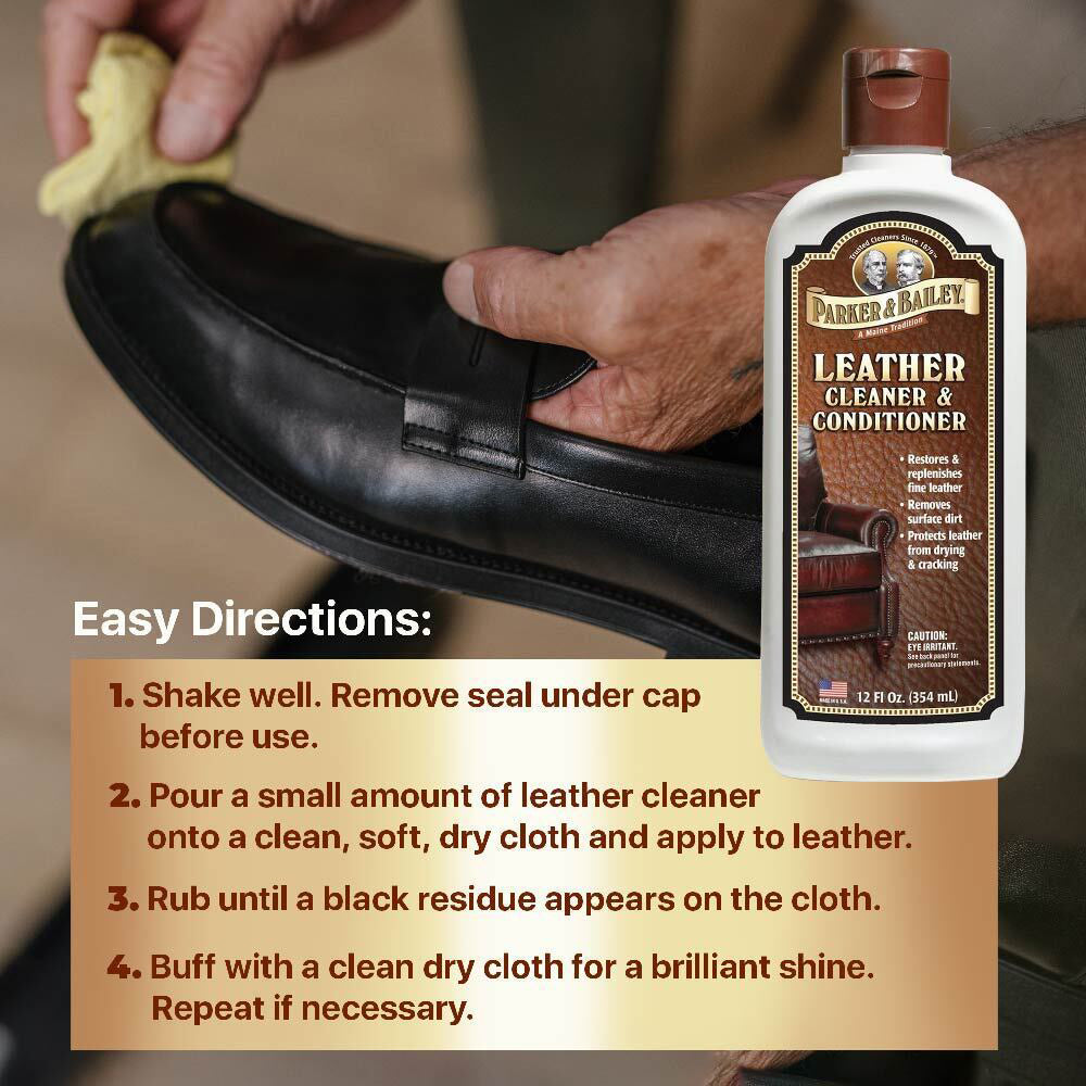 Parker & Bailey Multipurpose 354ml Leather Cleaner/Conditioner Protector Formula — image 3