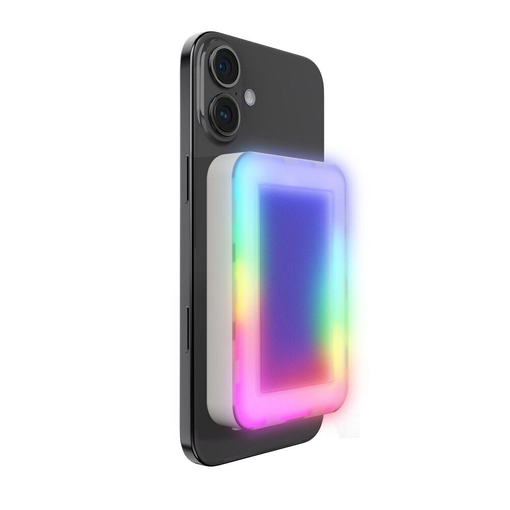 Chargecore White 5000mAh Laser Magnetic MagSafe Powerbank w/ Selfie RGB LED