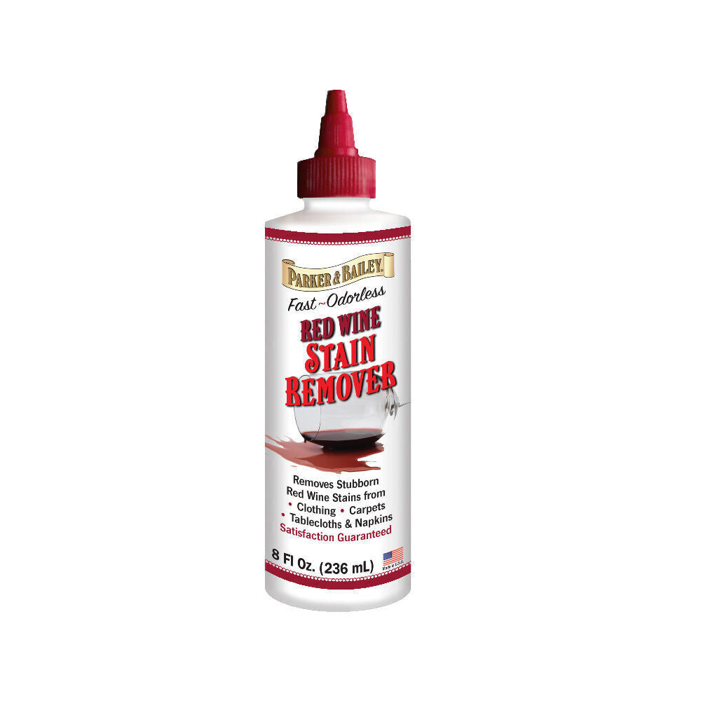 Parker Bailey 236ml Fast-Odourless Red Wine Stain Remover Cloth & Carpet Cleaner