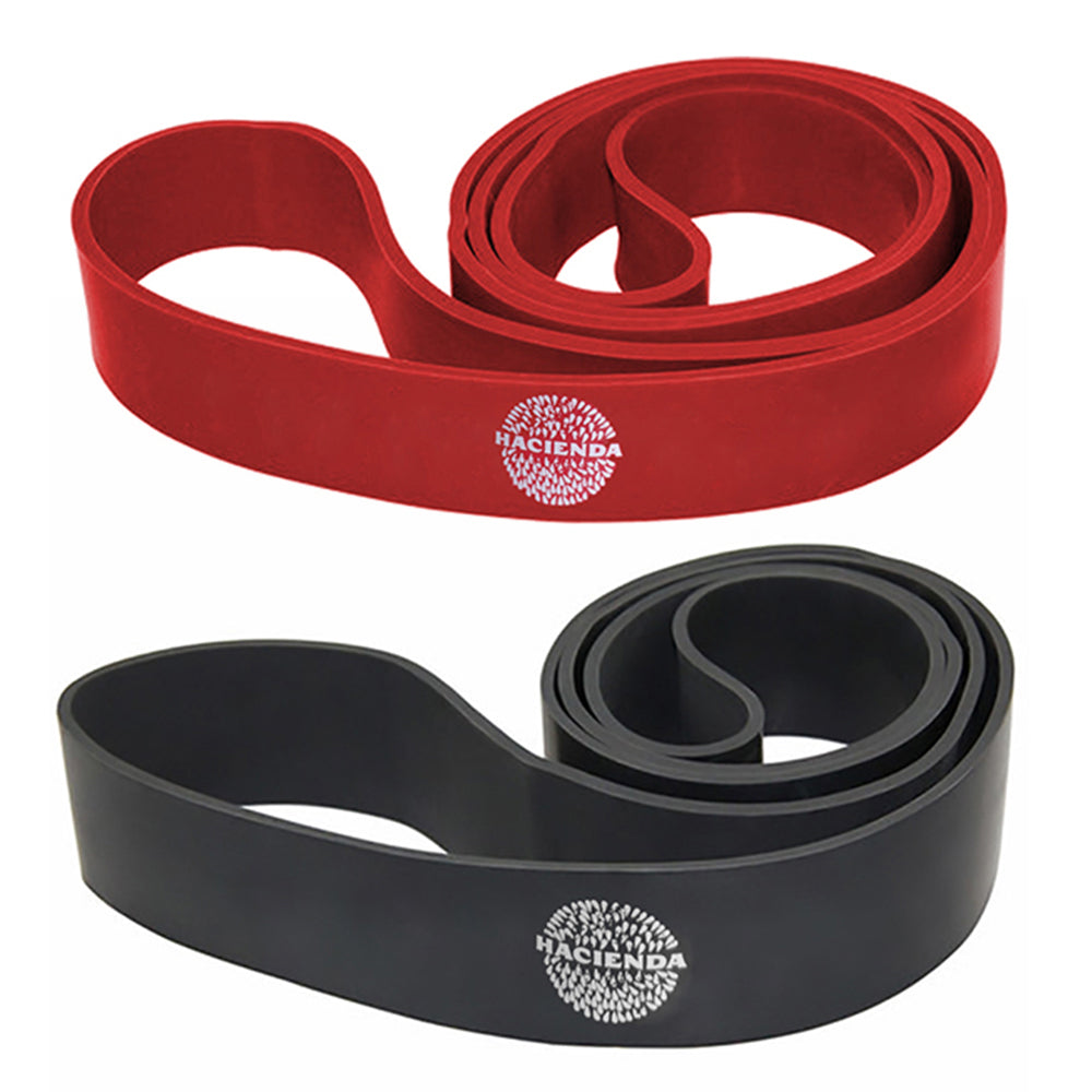 Hacienda 22-57/40-80kgs Resistance Power Band Exercise Fitness Workout Set (2 Pieces)
