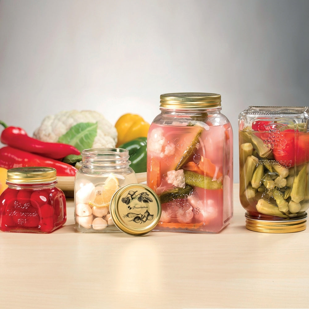 Pasabahce Homemade 500ml Glass Preserve Jar Food Storage Container w/ Lid Clear — image 2