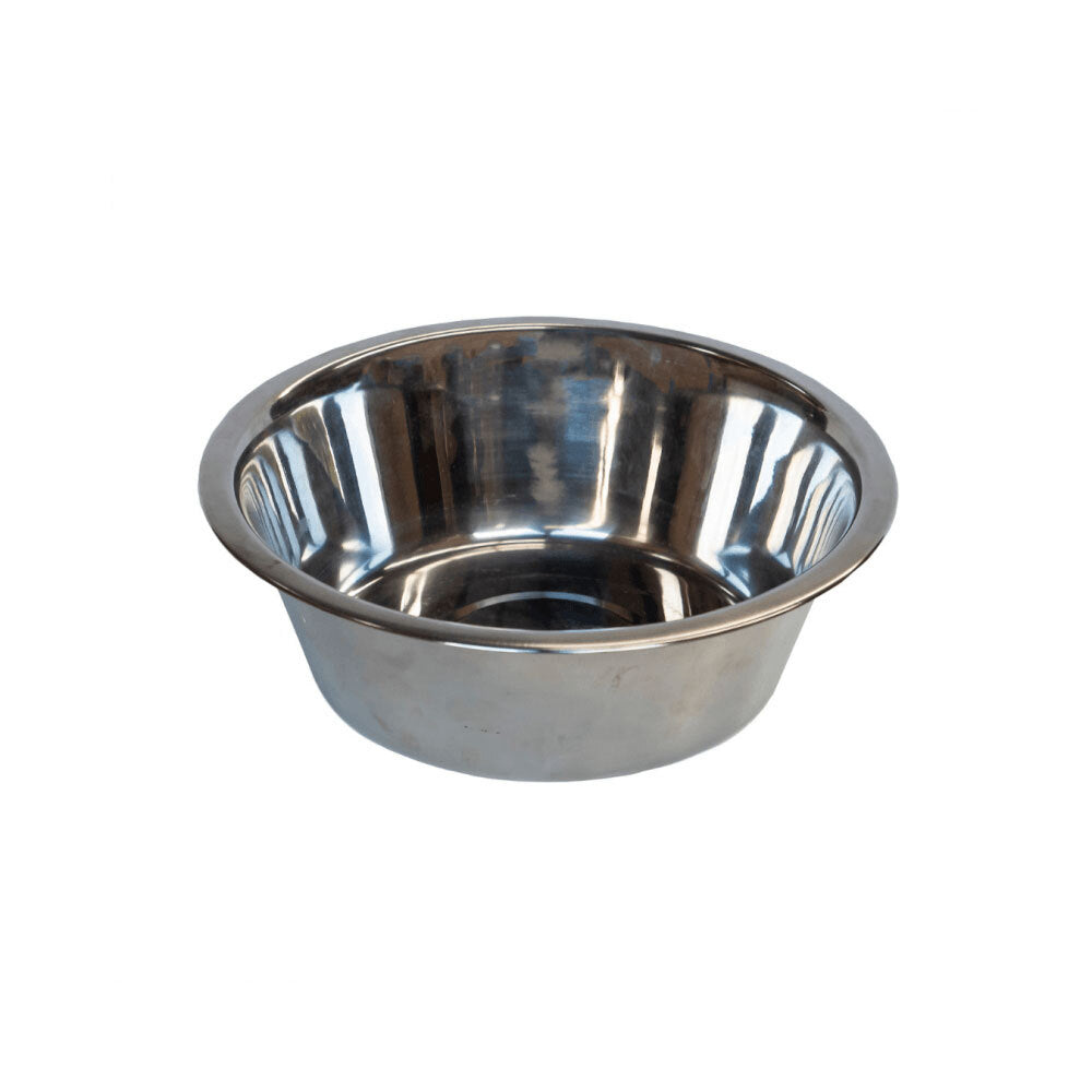 Superior Pet Essentials Economy Food-Grade Stainless Steel Dog Bowl — 1.9l