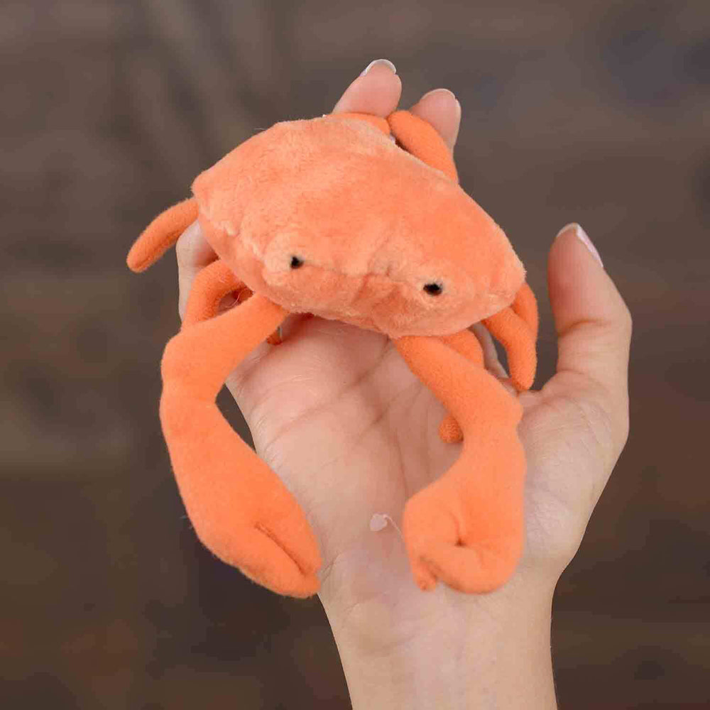 The Puppet Company Crab Finger Puppets 13cm Animal Toy Orange Kids/Children 12m+ — image 2