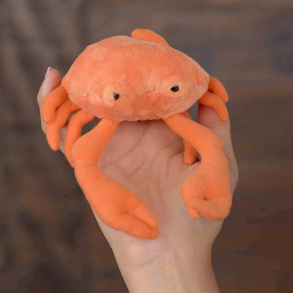 The Puppet Company Crab Finger Puppets 13cm Animal Toy Orange Kids/Children 12m+ — image 3