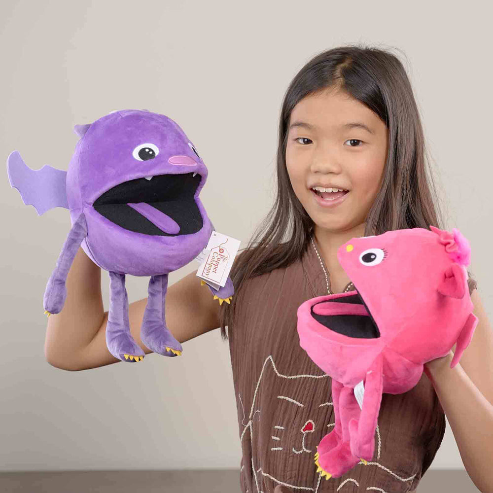 The Puppet Company Pink Monster 89cm Play Soft Plush Hand ToyKids/Children 12m+ — image 2