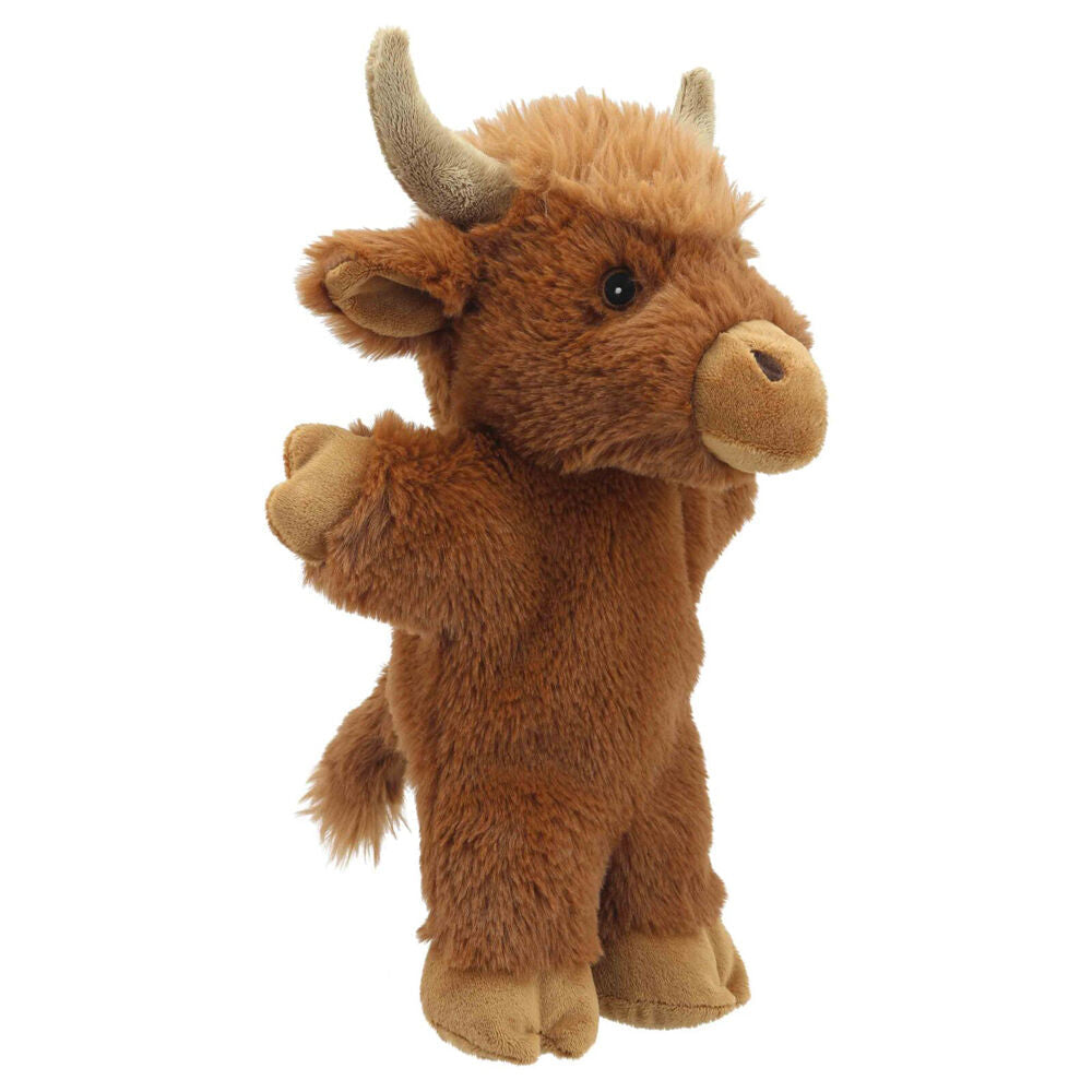 The Puppet Company 12m+ 32x22cm Highland Cow Eco Walking Hand Puppets — image 2