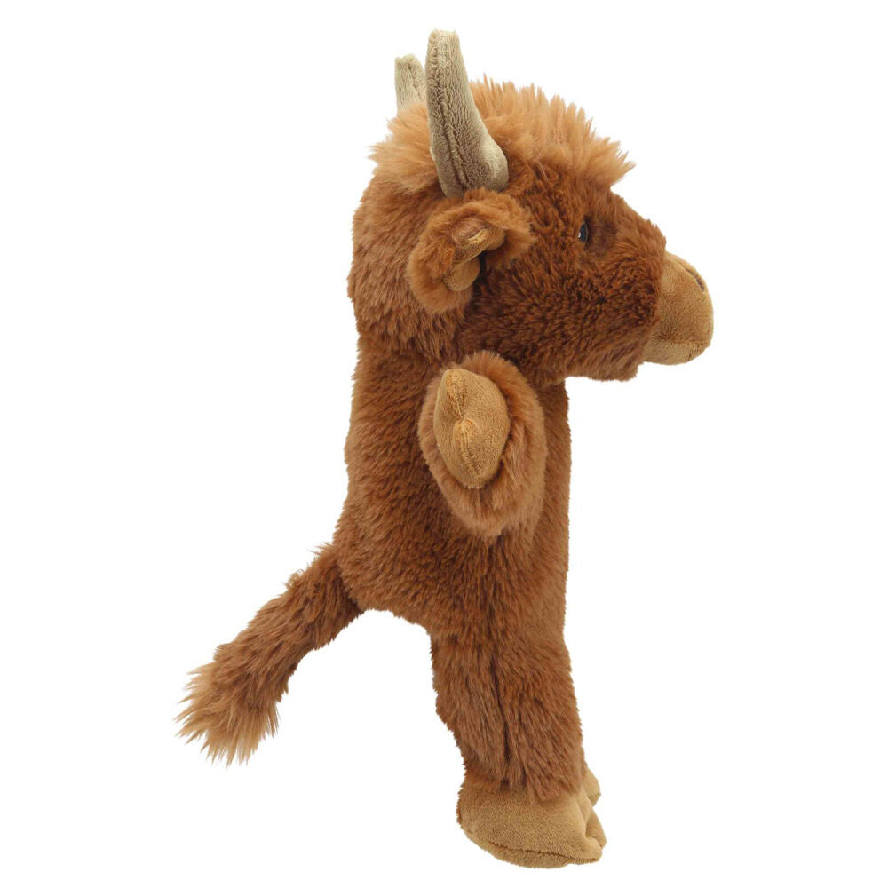 The Puppet Company 12m+ 32x22cm Highland Cow Eco Walking Hand Puppets — image 3