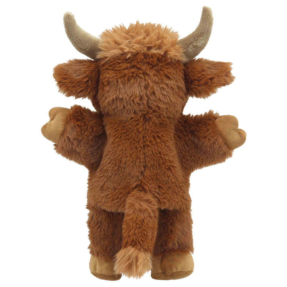 The Puppet Company 12m+ 32x22cm Highland Cow Eco Walking Hand Puppets — image 4