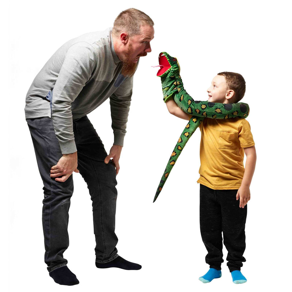 The Puppet Company Snake Large Creatures 170cm Hand Toy Green Kids/Children 12m+ — image 2