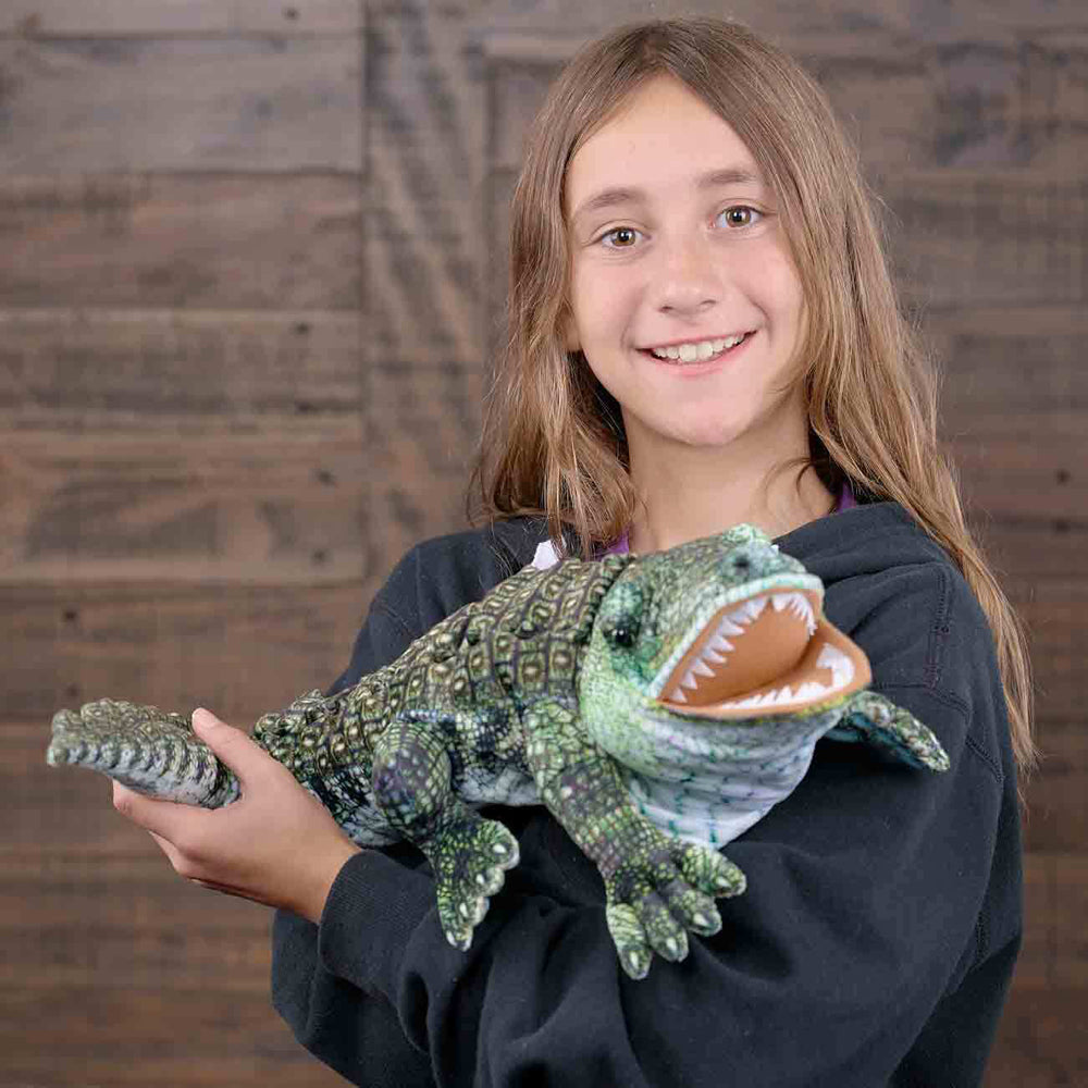 The Puppet Company Alligator Large Creatures 80cm Hand Toy Green Kids/Child 12m+