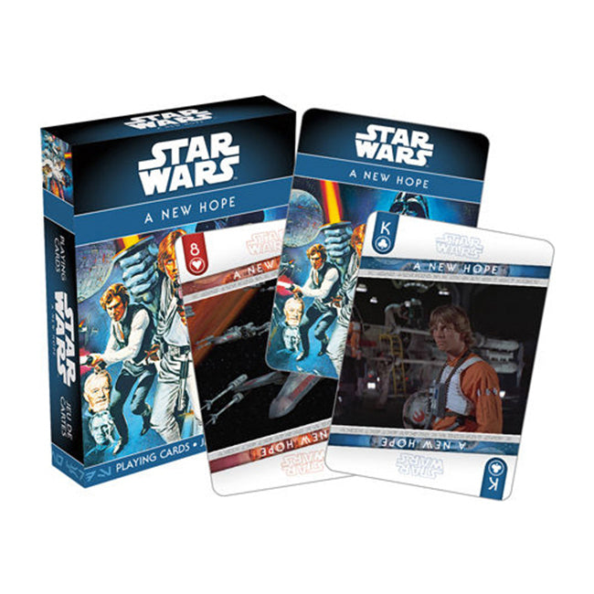 Aquarius Star Wars Ep.4 Playing Cards Family Game Set Poker Gaming Deck 14+ (54 Pieces)