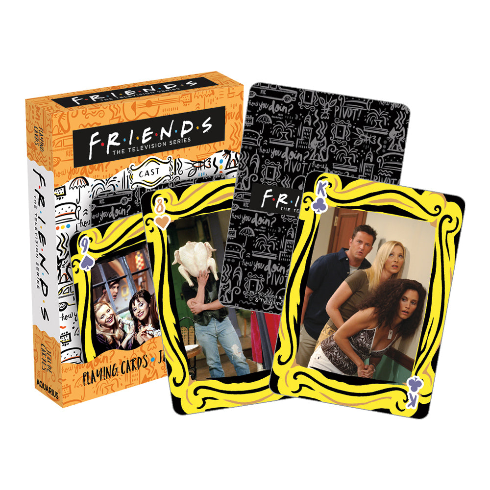 Aquarius Friends Cast Playing Cards Poker Family Party Game Deck Set 14y+ (54 Pieces)