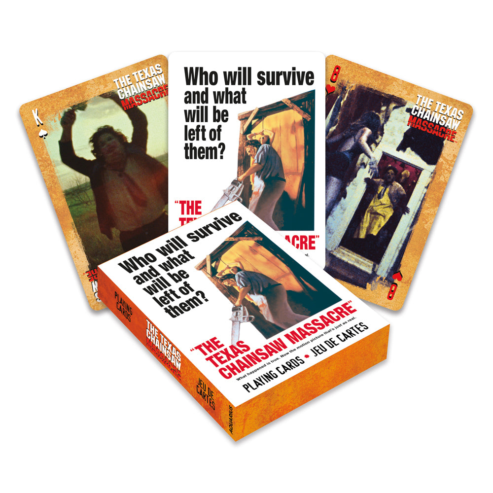 Aquarius Texas Chainsaw Massacre Playing Cards Poker Gaming Standard Deck Set