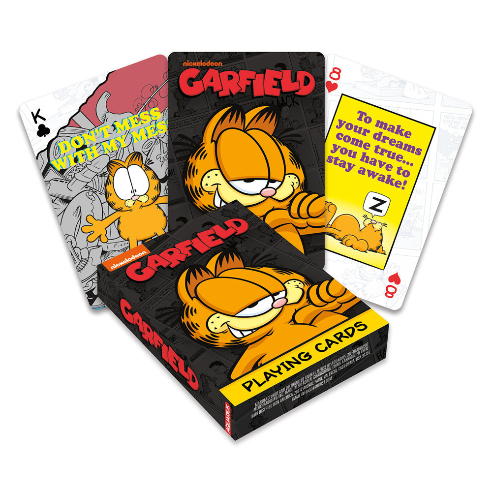 Aquarius Garfield Playing Cards Poker Family Party Play Game Deck Set 3y+ (54 Pieces)