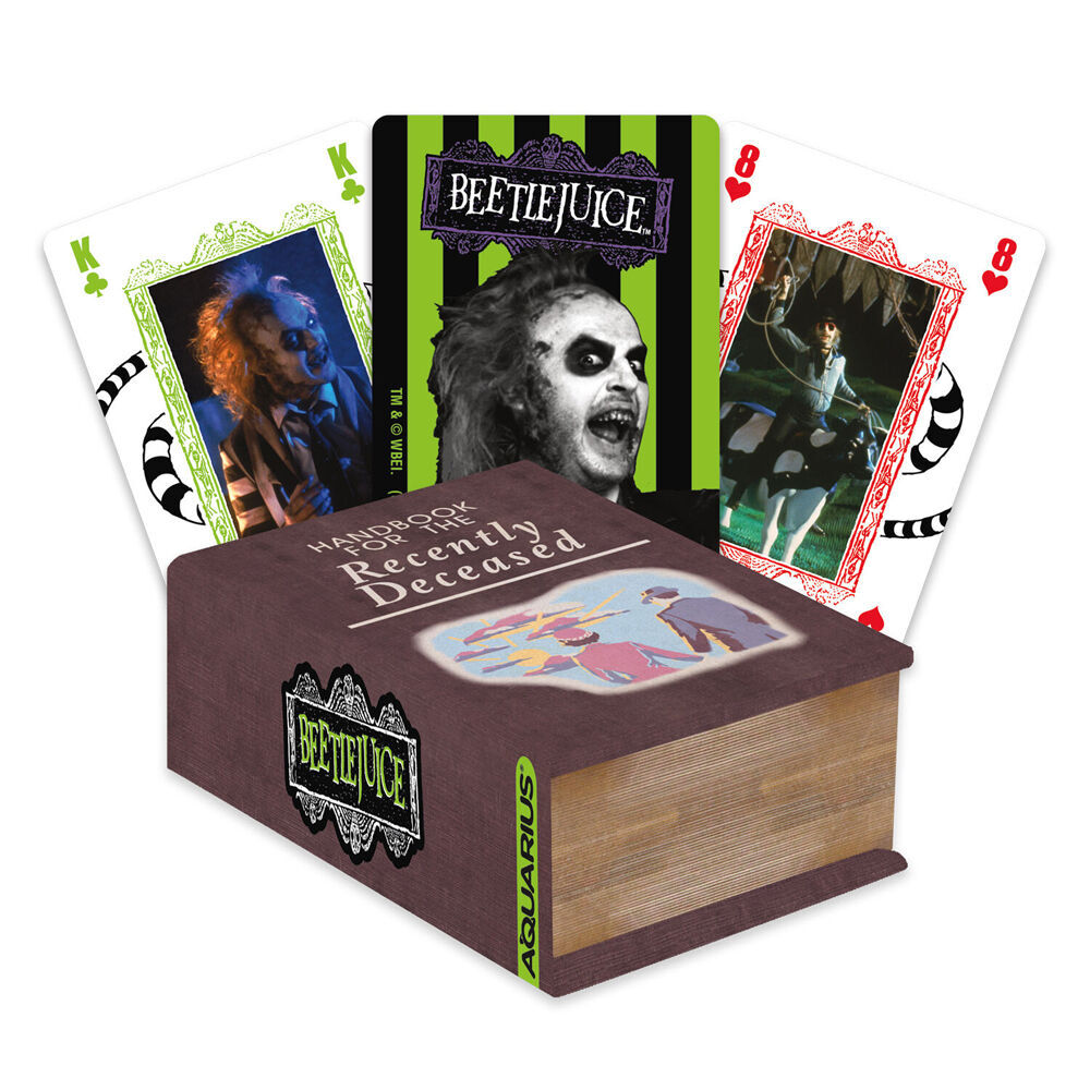 Aquarius Beetlejuice Premium Playing Cards Novelty Card Set 6.35x8.89cm 14y+ (2 Pack) — image 3