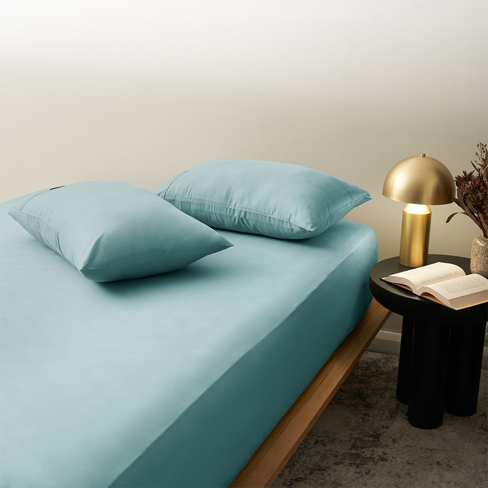 Morrissey 2pc Luxe Super Soft Pillowcase Pack 1200TC Seasalt - 48 x 74cm