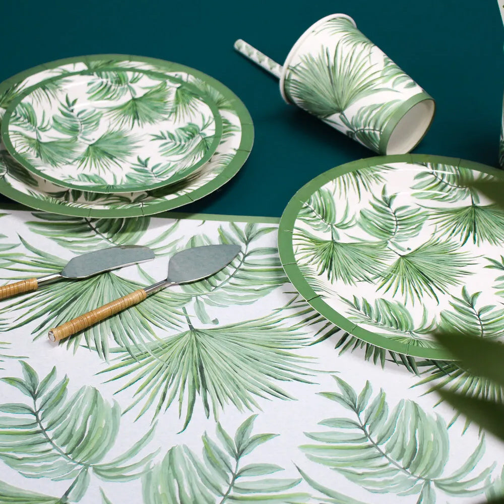 LVD Square 33cm Paper Napkin Tableware Dinner Party Table Decor Tropics Green (40 Pieces) — image 3