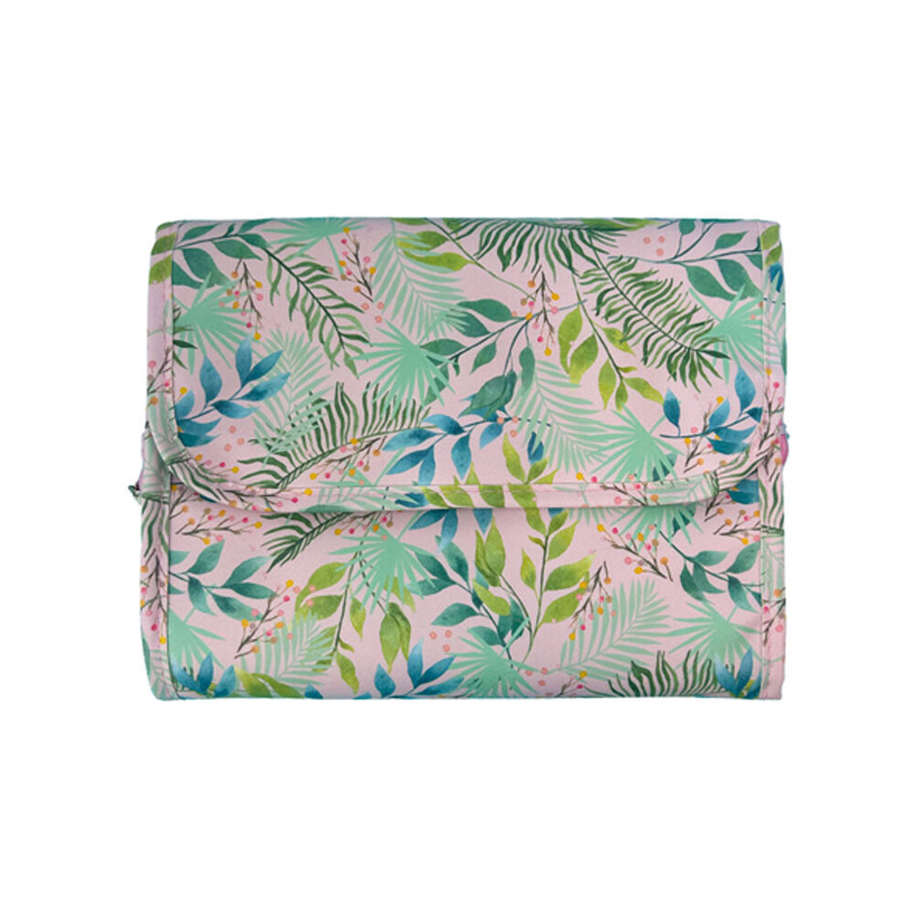 Frankie & ME Large 27x18cm Floral Women's Zip Cosmetics Hanging Toiletry Bag