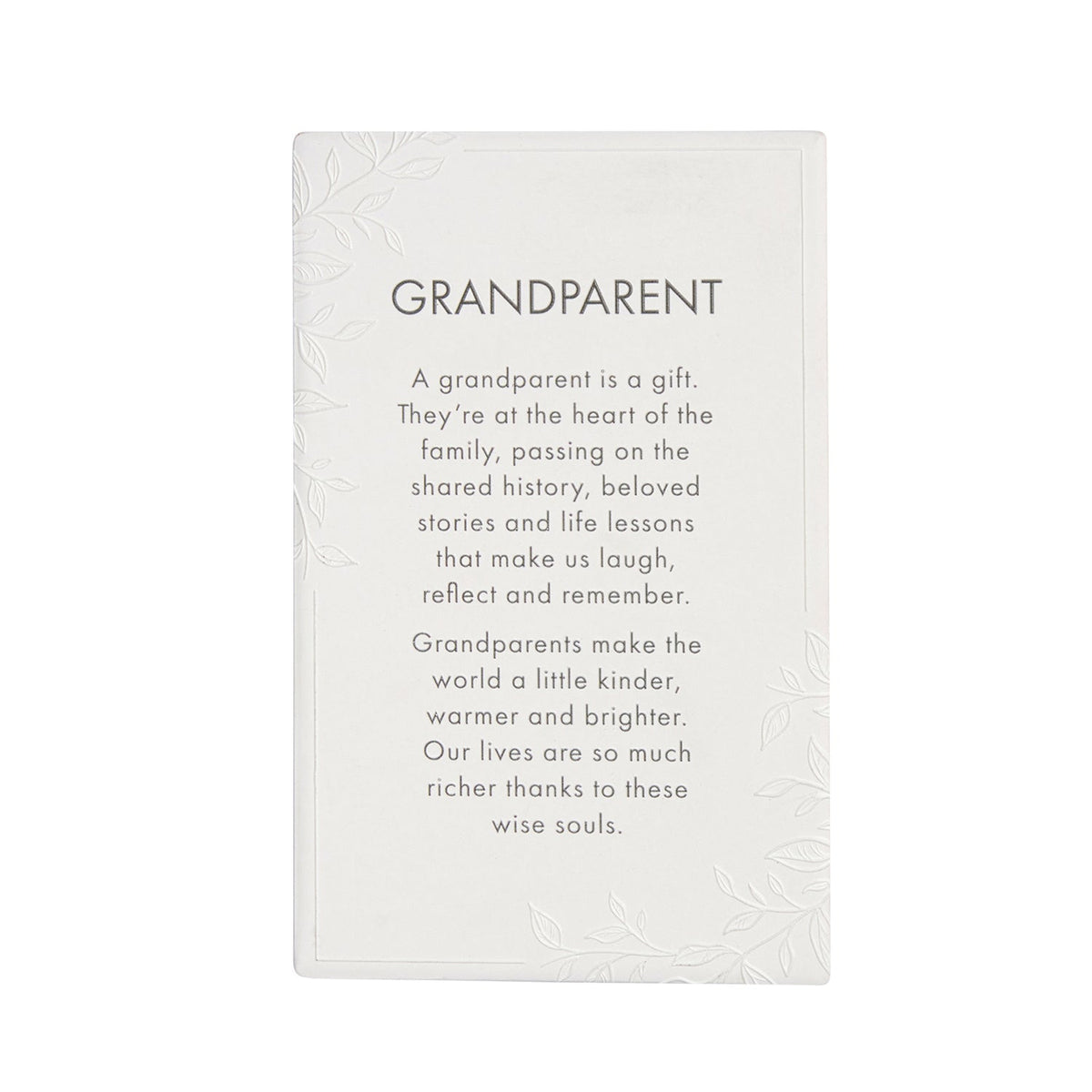 Splosh Precious Quote 16cm White Hanging/Standing Grandparent Ceramic Decor