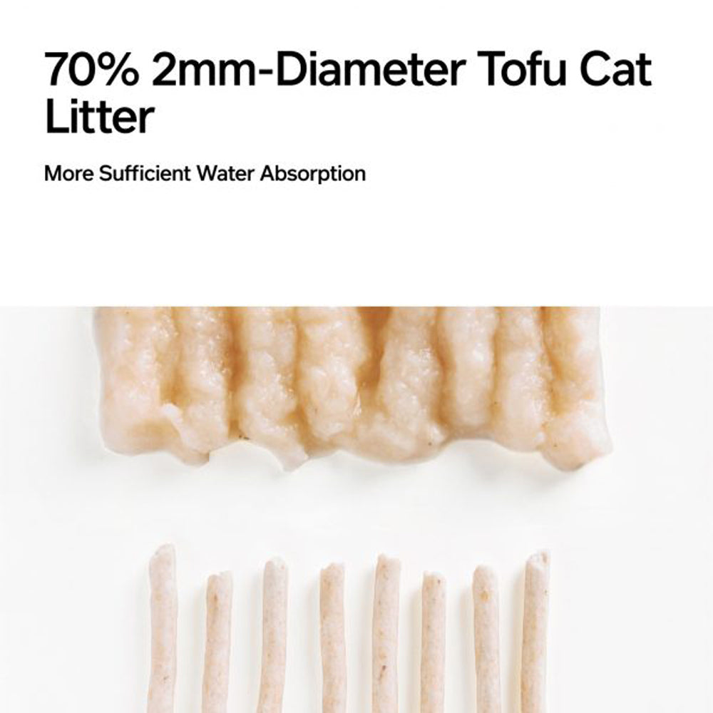 Pidan 2.4kg/6L Original Tofu Cat Toilet Litter Pea Dregs Flushable Absorbent — image 5