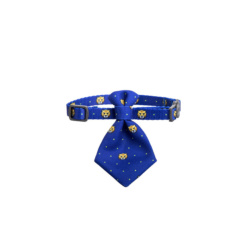 Pidan Adjustable 18-30cm Pet Cat/Kitten Necktie/Collar Accessory Blue Tigers