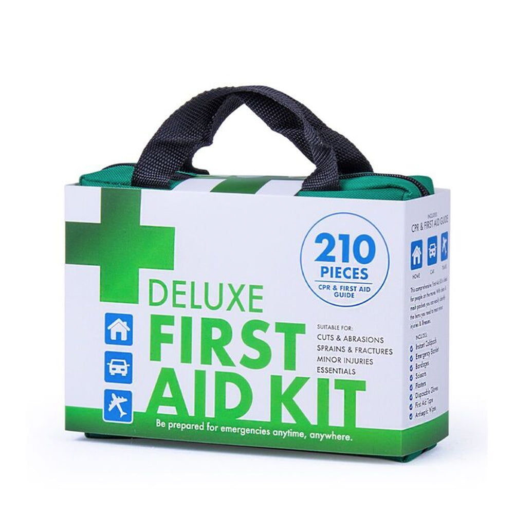 Clevinger Portable Home/Car/Travel Minor Injuries First aid Kit Set (210 Pieces)