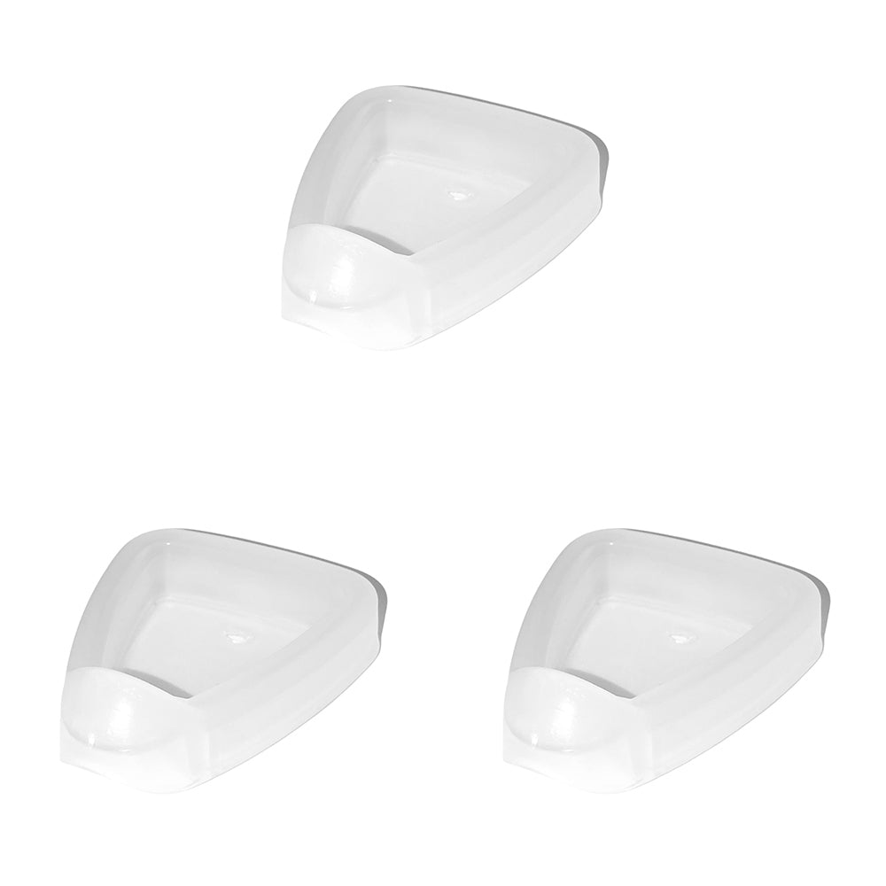 Homeleisure Pot Feet Clear Planter Outdoor Decorative Home Garden Decor (18 Pieces)