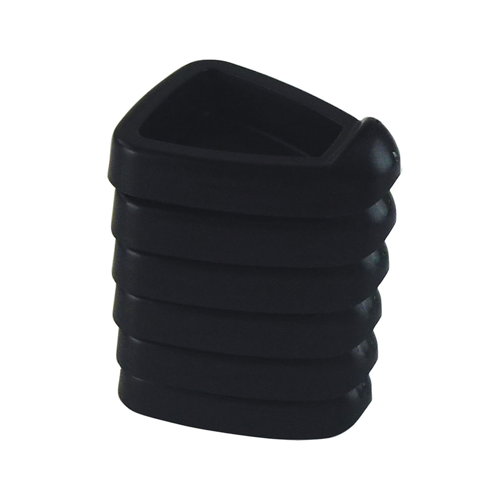 Homeleisure Pot Feet Black Planter Outdoor Decorative Home Garden Decor (18 Pieces) — image 2