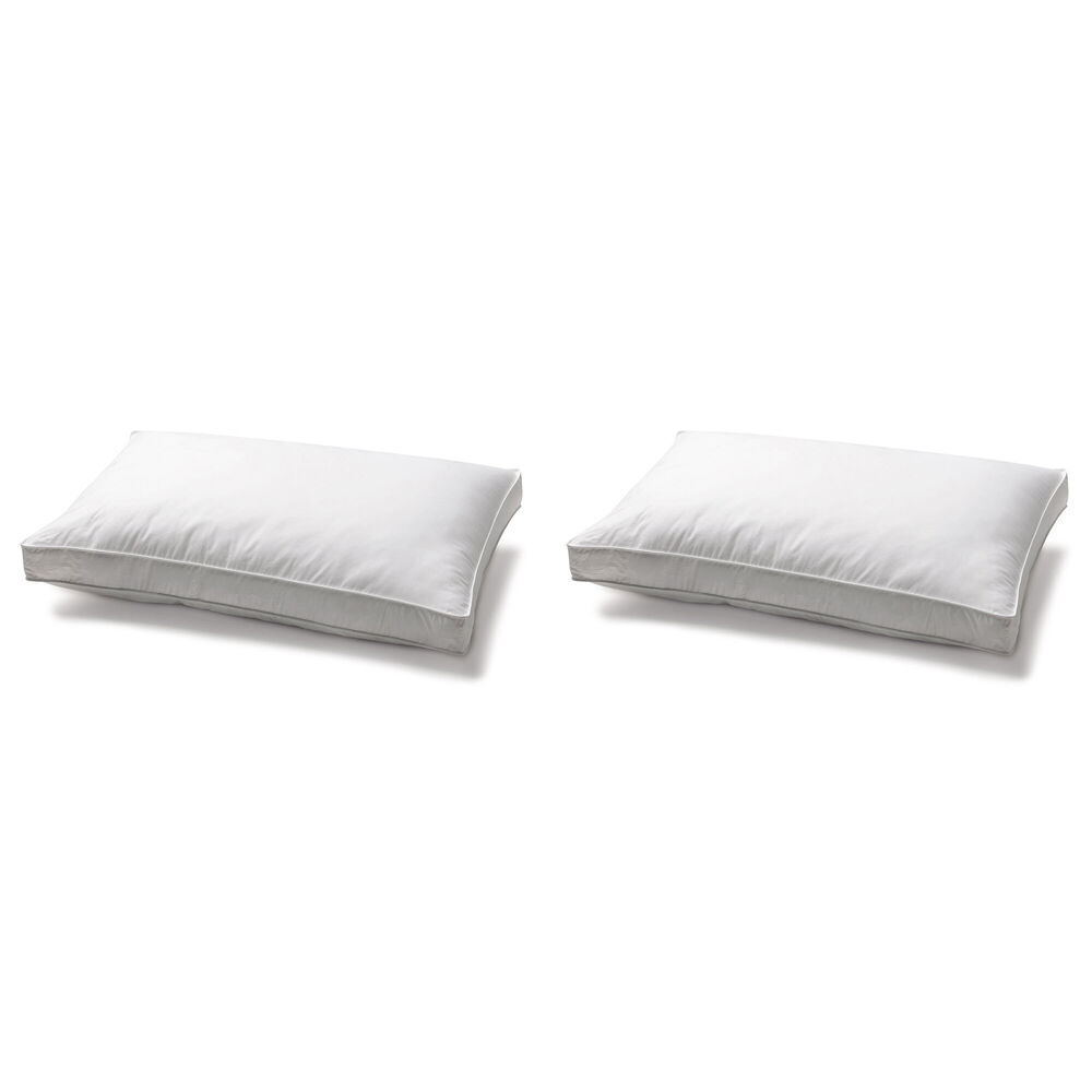 Jason Commercial Microloft Premium Cotton Luxury Bedroom Pillow 50x90cm (2 Pack)