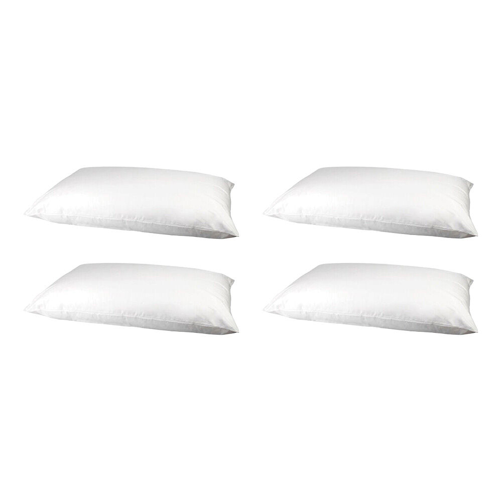 Jason Commercial King Size Heavenly Dreams Soft Support Pillow 50x90cm White (4 Pack)