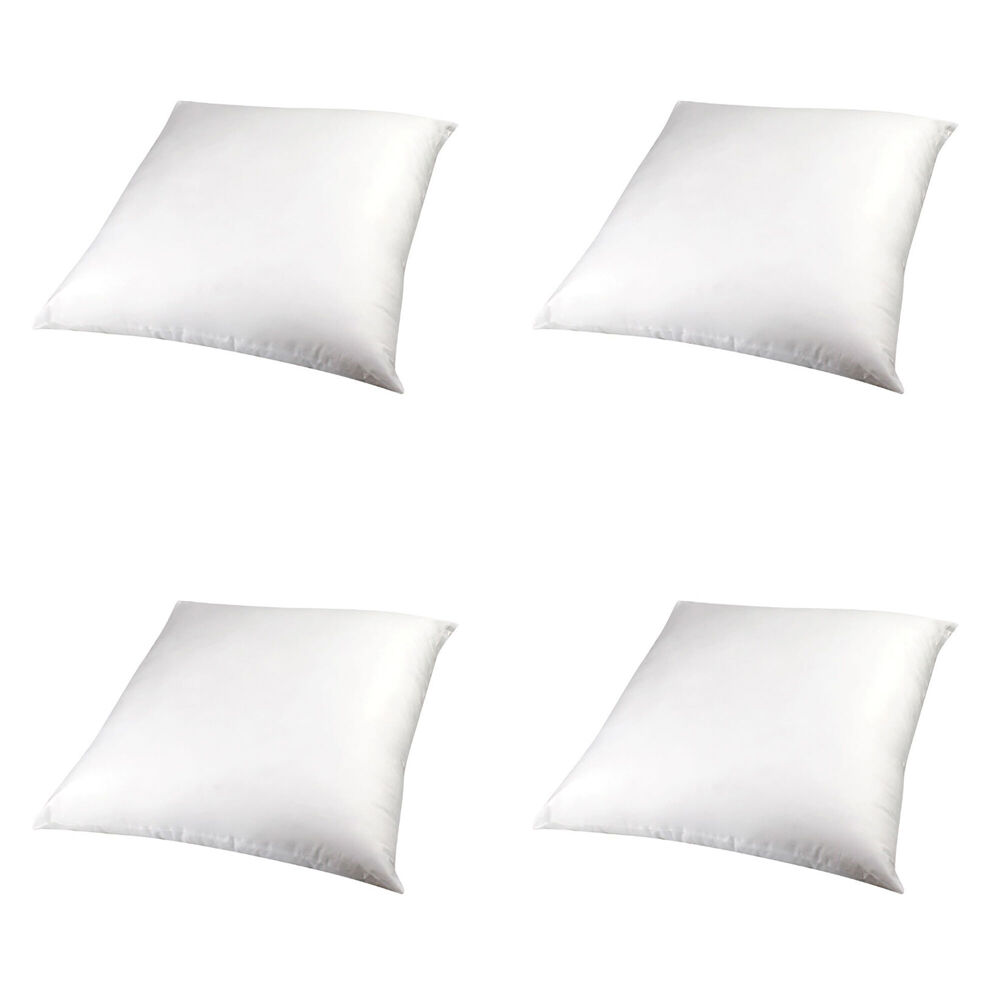 Jason Commercial Cotton Hygiene Plus Treated Pillow Euro 65x65cm 1000GSM (4 Pack)