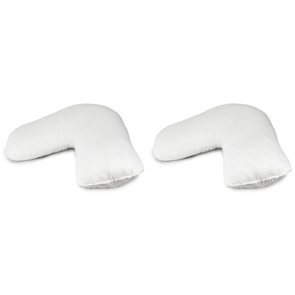 Jason Commercial Cotton Hygiene Plus Treated Pillow V Shape 80x36 cm 900GSM (2 Pack)