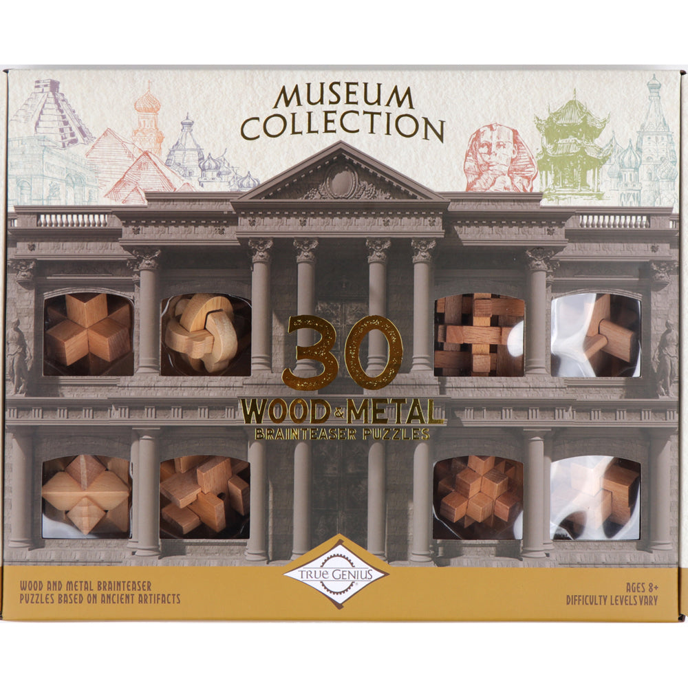 Project Genius Museum Collection Interactive Problem Solving Adult Puzzle Set 8+