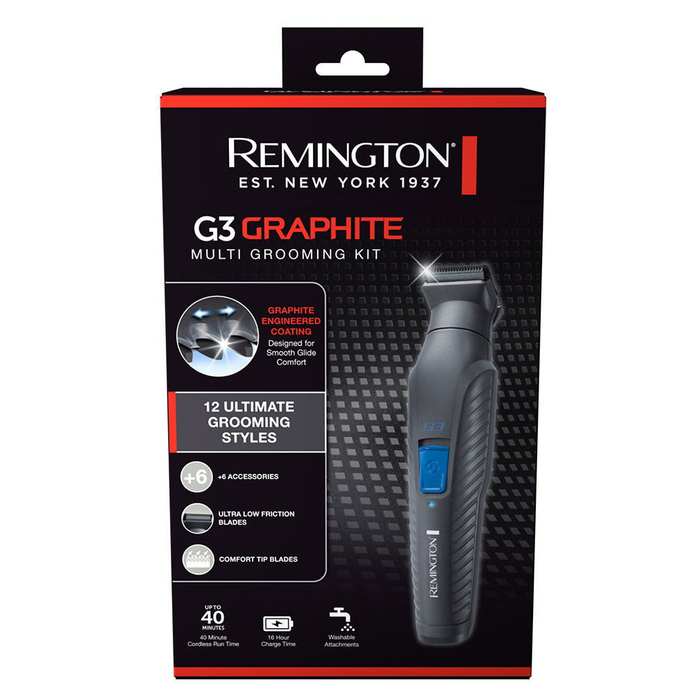 Remington G3 Men's Graphite Series Multi Grooming Kit Cordless Electric Trimmer — image 4