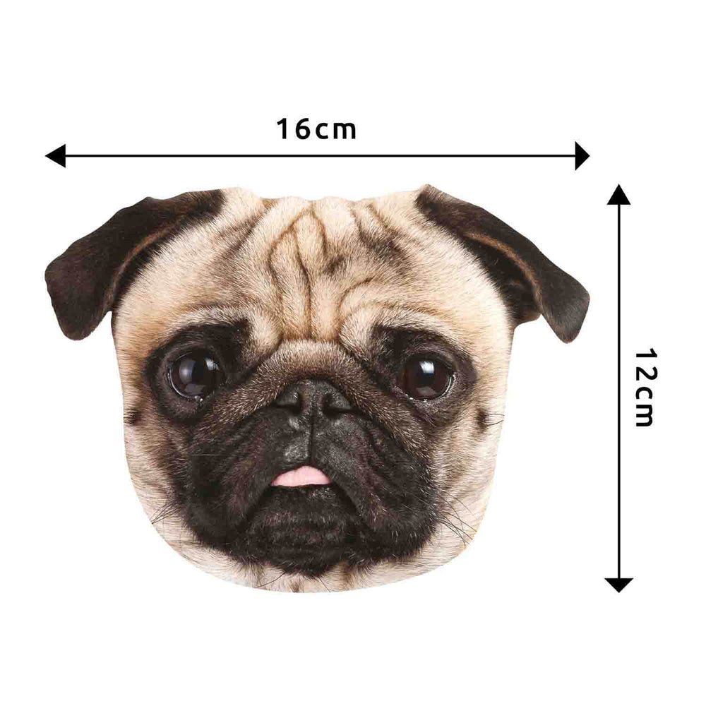 Pikkii Fun Pug Micofiber Cloth Mobile Phones/Screen/Sunglasses Cleaning 16cm — image 2