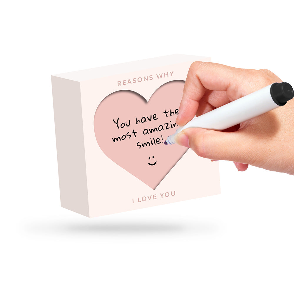 Pikkii Reasons I Love You Slide Box Personalised/Customised Note Decor 10.5cm — image 3