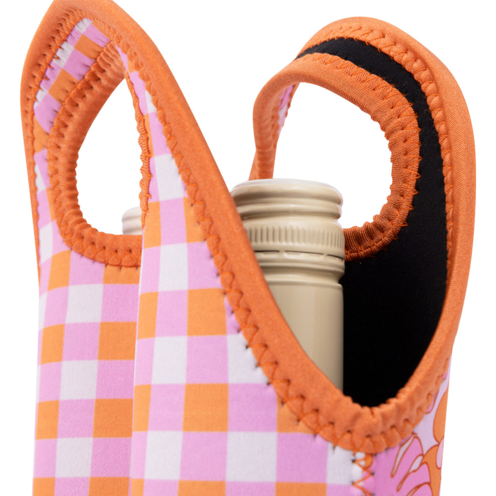 Splosh Picnic 23x37cm Retro Floral Wine Cooler Outdoor Insulated Bag/Carrier — image 4