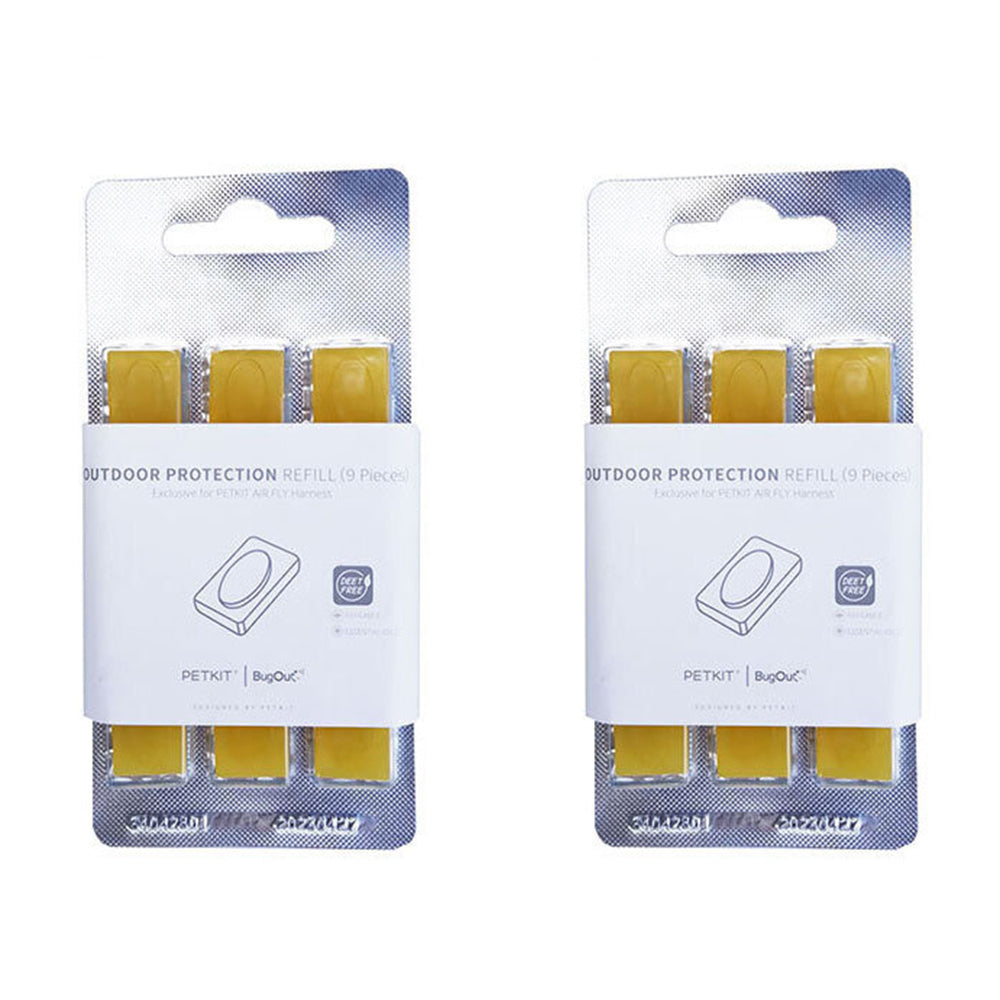 Petkit 9pc Petkit Outdoor Anti-Insect Protection Replacement Refill for Pet Harness (2 Pack)