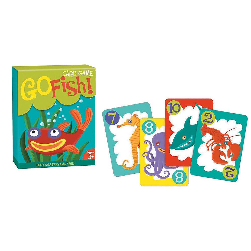 Peaceable Kingdom Go Fish Kids/Children Family Fun Play Card Number Game 3y+ — image 2