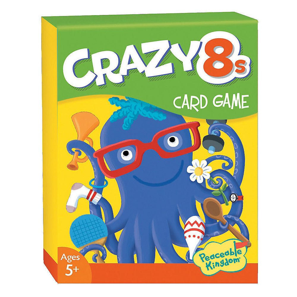 Peaceable Kingdom Crazy 8S Kids/Children Family Fun Play Card Number Game 5y+