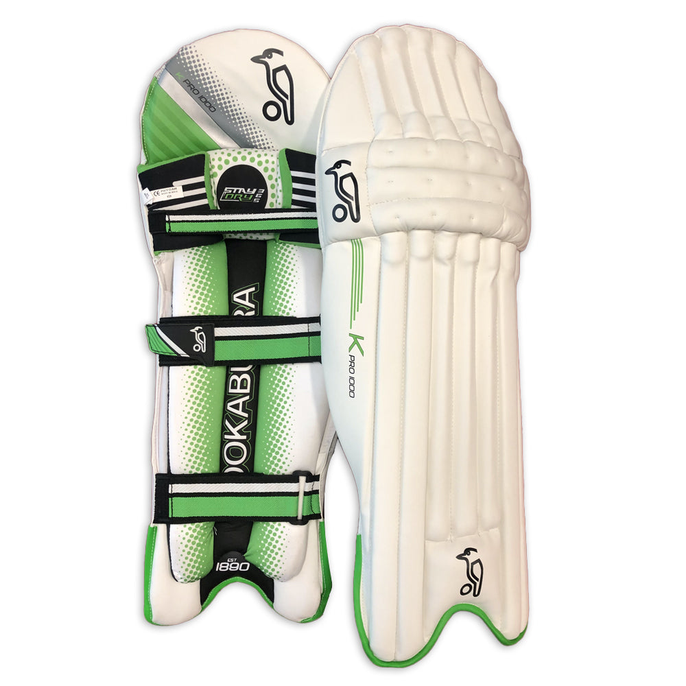Kookaburra Kahuna Pro 1000 Cricket Batting Leg Guards Youths Left Handed