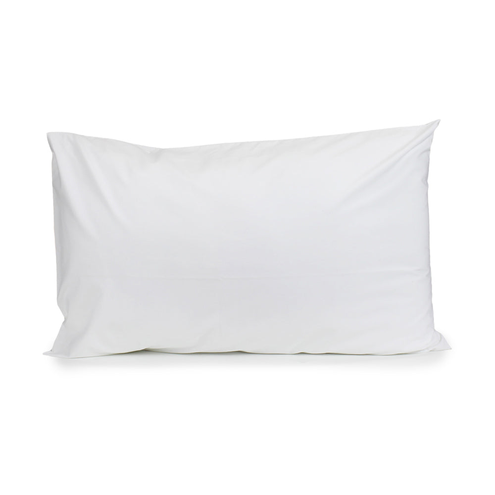 Jason Commercial 100% Cotton Deluxe Bedroom Pillow Case 48x73cm White 250TC