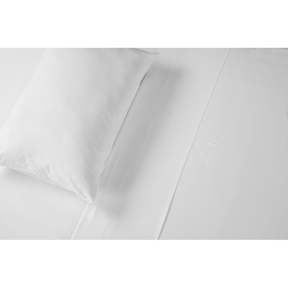 Jason Commercial 100% Cotton Deluxe Bedroom Pillow Case 48x73cm White 250TC — image 2