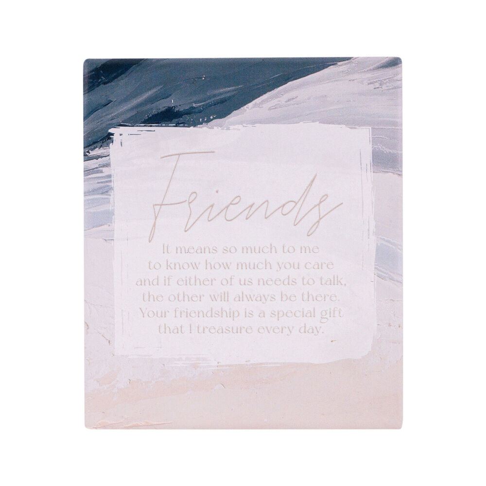 Splosh Palm Cove Ceramic Friends Verse Plaque Home/Living Room Decor 12x14cm (2 Pack) — image 2