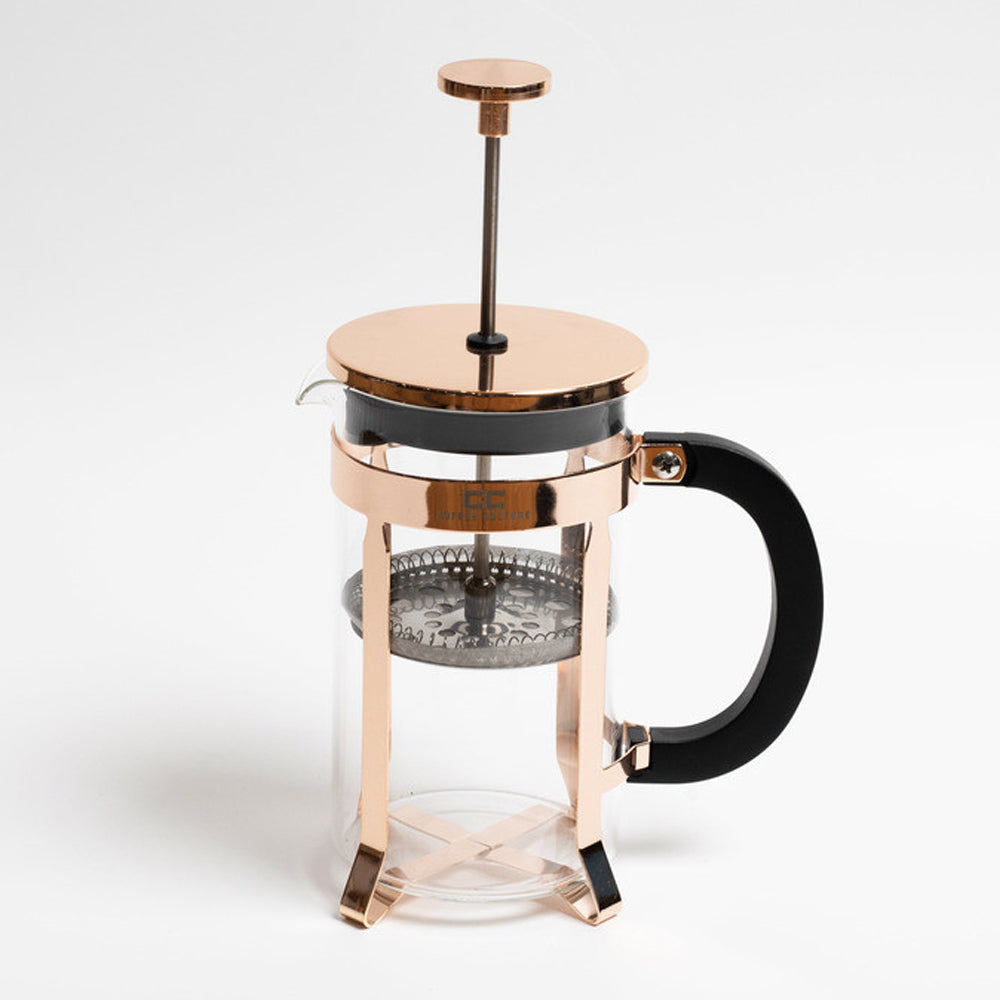 Coffee Culture 350ml/18cm French Press Glass Tea/Coffee Plunger/Maker Rose Gold — image 5