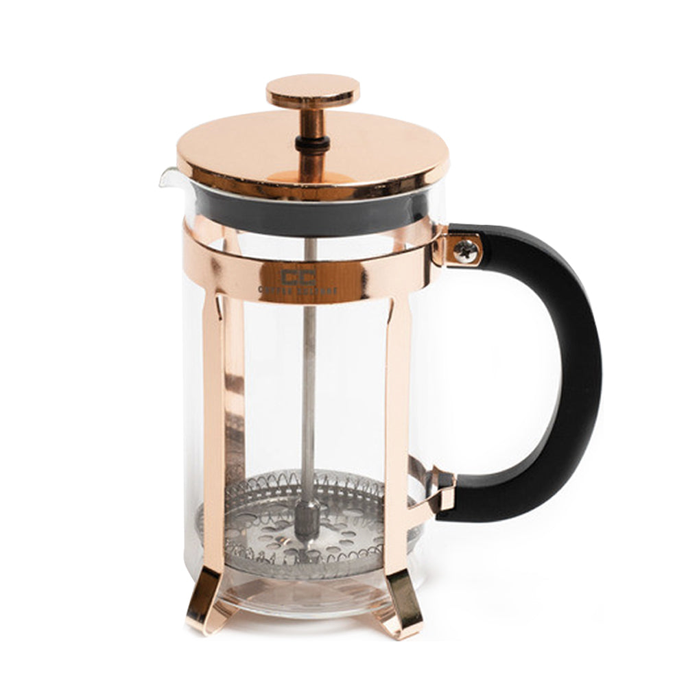 Coffee Culture 350ml/18cm French Press Glass Tea/Coffee Plunger/Maker Rose Gold