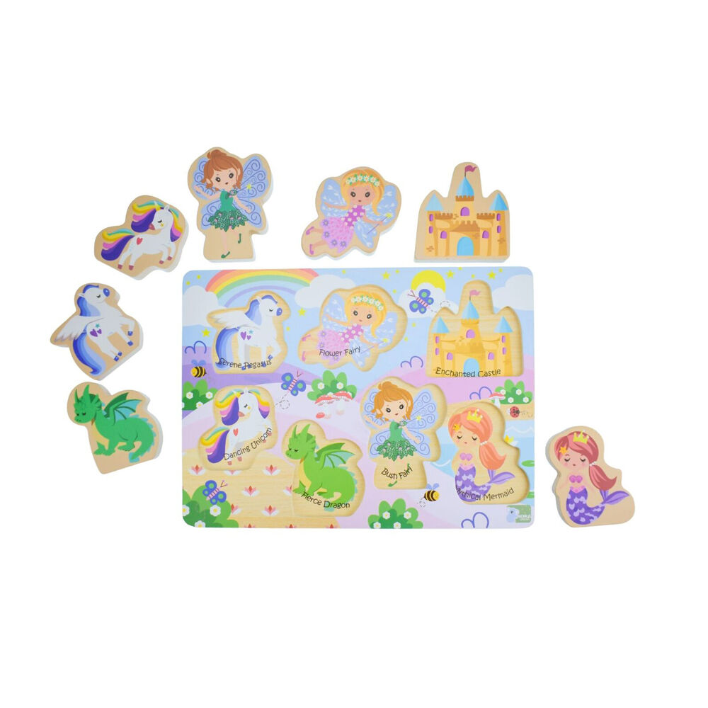 Koala Dream Wooden Chunky Fantasy Fairytale Kids Puzzle 8pcs 12m+ — image 2