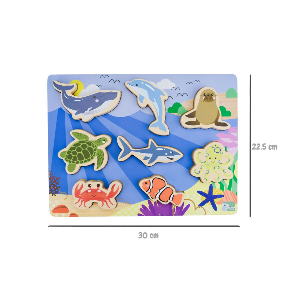 Koala Dream Kaper Kidz Sea Animal Wooden Puzzle & Australian Flora Craft 3y — image 5