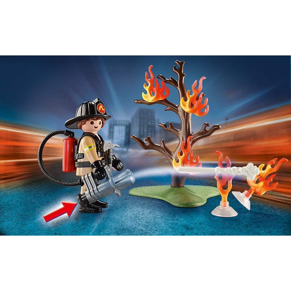Playmobil Fire Rescue Carry Case Kids/Childrens Interactive Play Toy Playset 4+ — image 2