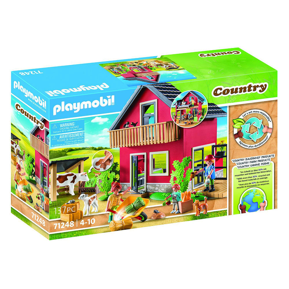 Playmobil Farm House Kids/Childrens Interactive Pretend Play Toy Playset 4+